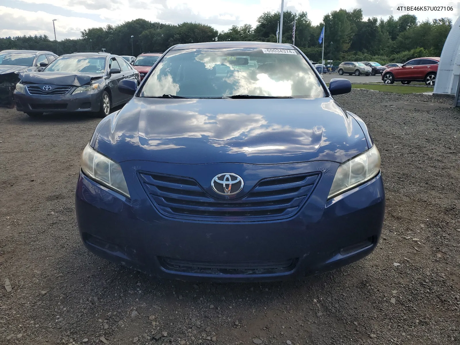 4T1BE46K57U027106 2007 Toyota Camry Ce