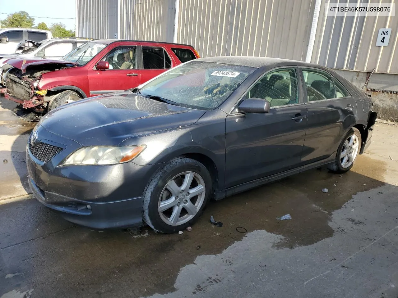 2007 Toyota Camry Ce VIN: 4T1BE46K57U598076 Lot: 69040874