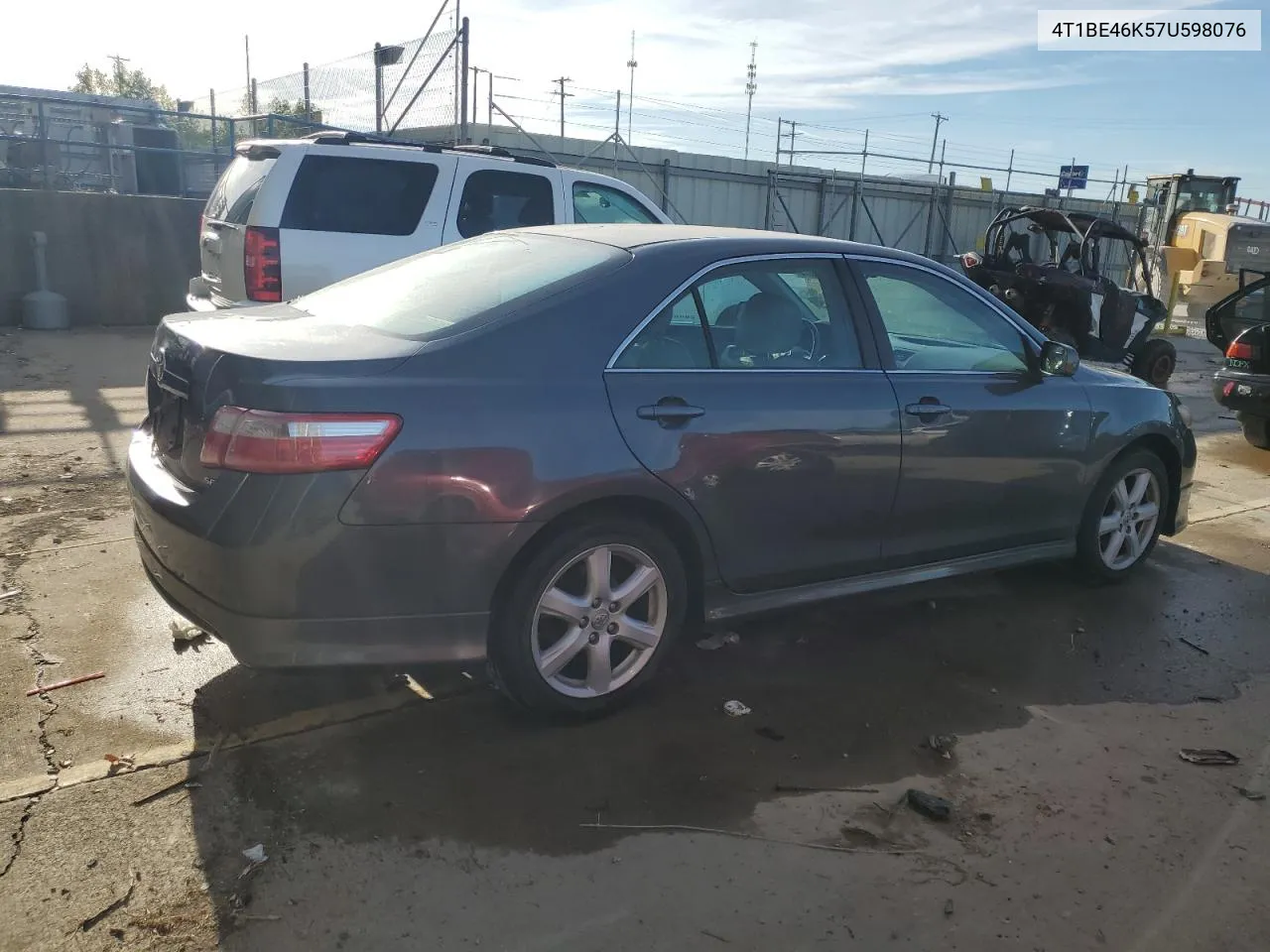 4T1BE46K57U598076 2007 Toyota Camry Ce