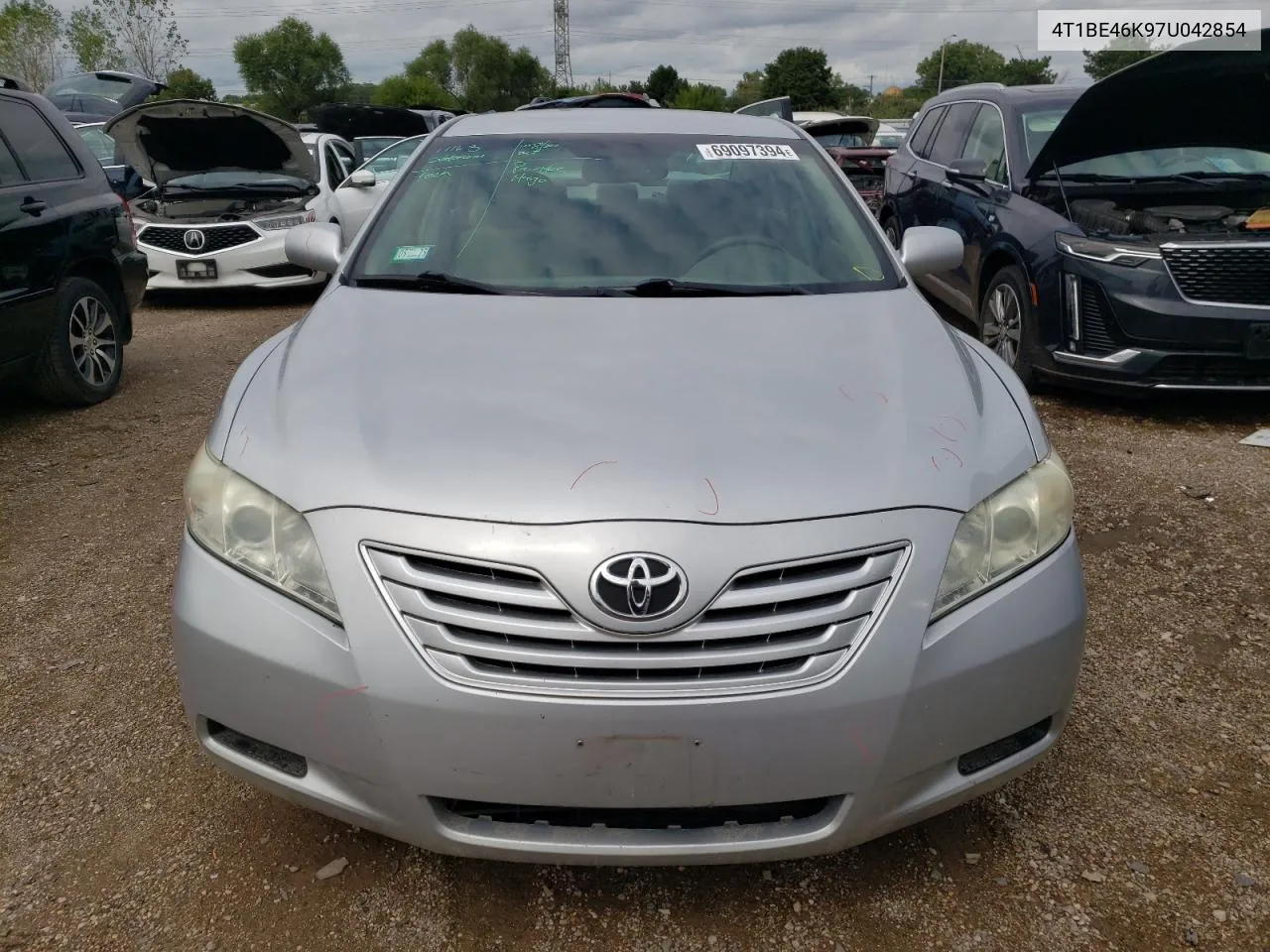 4T1BE46K97U042854 2007 Toyota Camry Ce