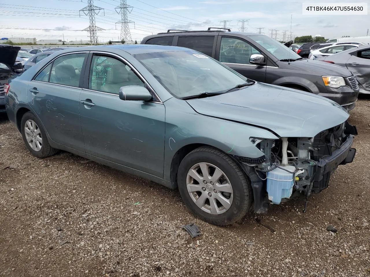 4T1BK46K47U554630 2007 Toyota Camry Le