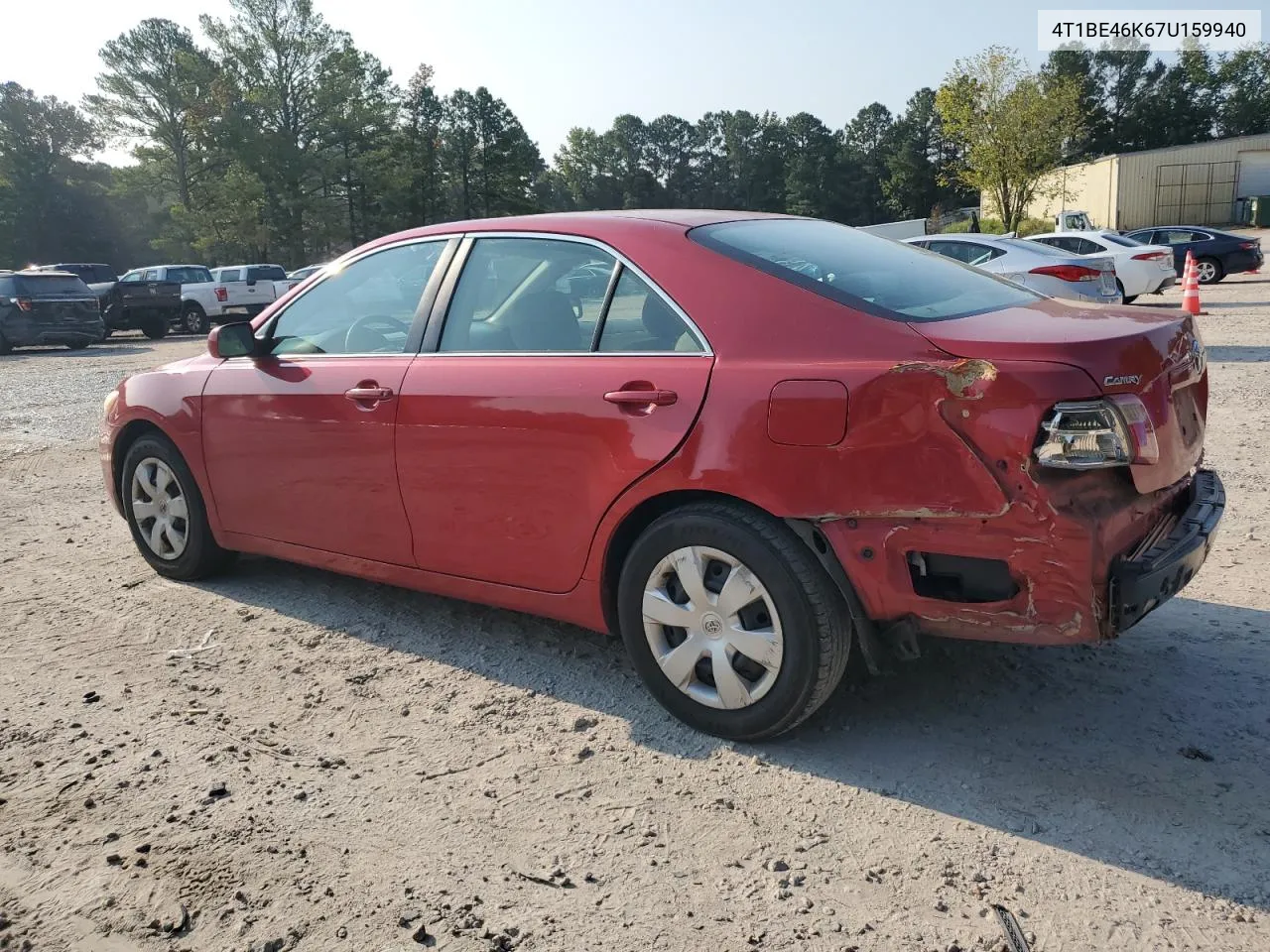 4T1BE46K67U159940 2007 Toyota Camry Ce