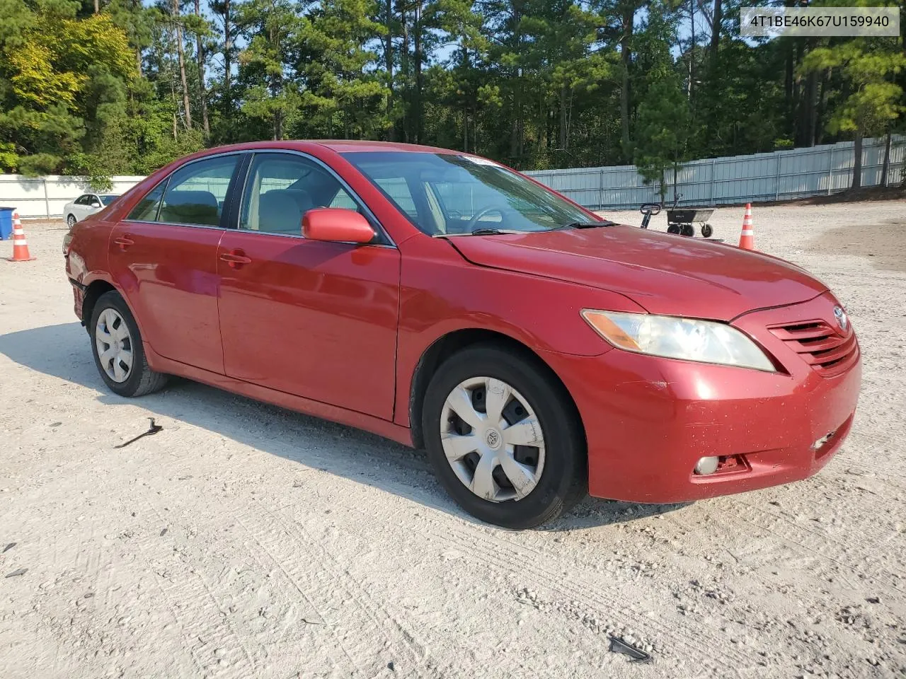 4T1BE46K67U159940 2007 Toyota Camry Ce