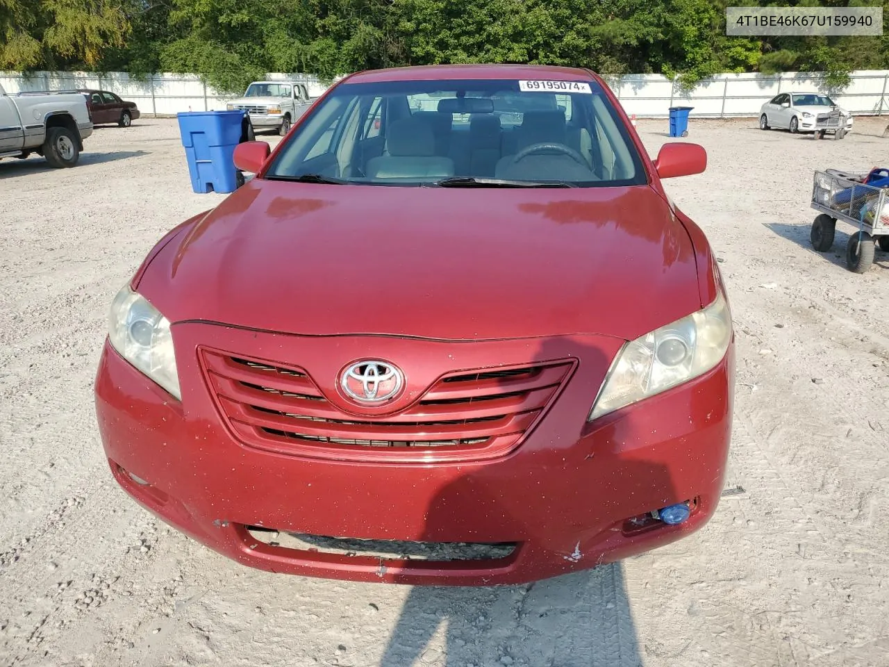 2007 Toyota Camry Ce VIN: 4T1BE46K67U159940 Lot: 69195074