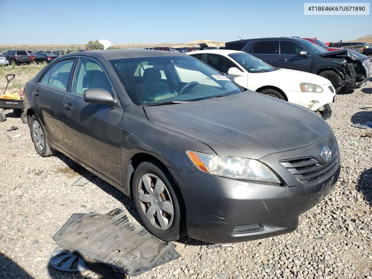 2007 Toyota Camry Ce VIN: 4T1BE46K67U571890 Lot: 69274164