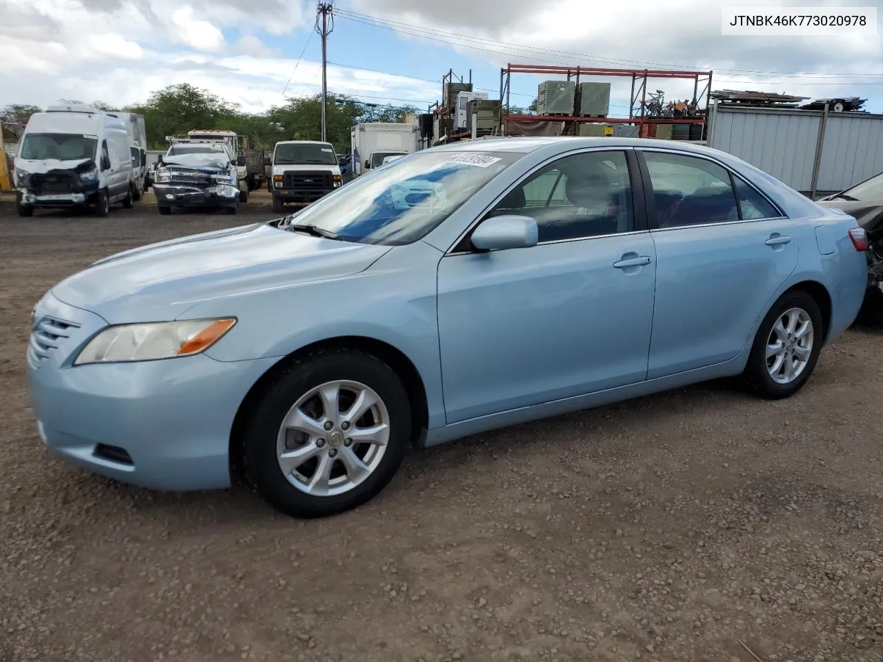 JTNBK46K773020978 2007 Toyota Camry Le