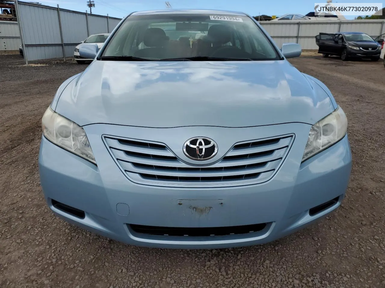 2007 Toyota Camry Le VIN: JTNBK46K773020978 Lot: 69291994