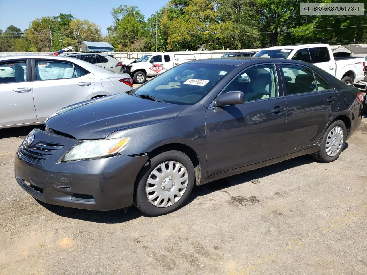 2007 Toyota Camry Le VIN: 4T1BK46K87U517371 Lot: 69401264