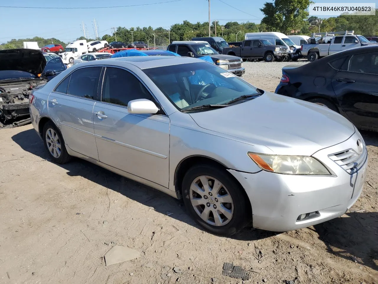 2007 Toyota Camry Le VIN: 4T1BK46K87U040523 Lot: 69449834