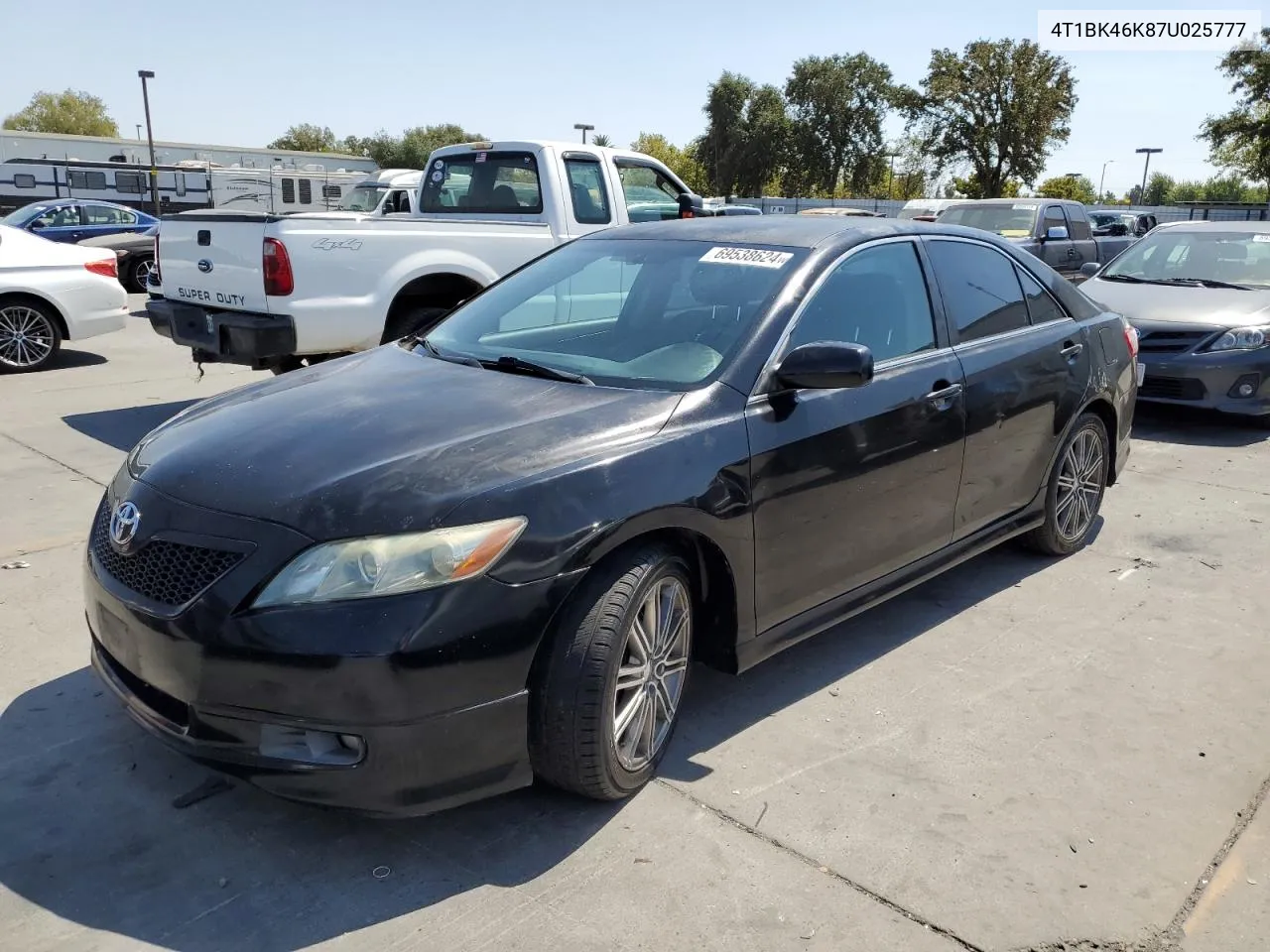 2007 Toyota Camry Le VIN: 4T1BK46K87U025777 Lot: 69538624