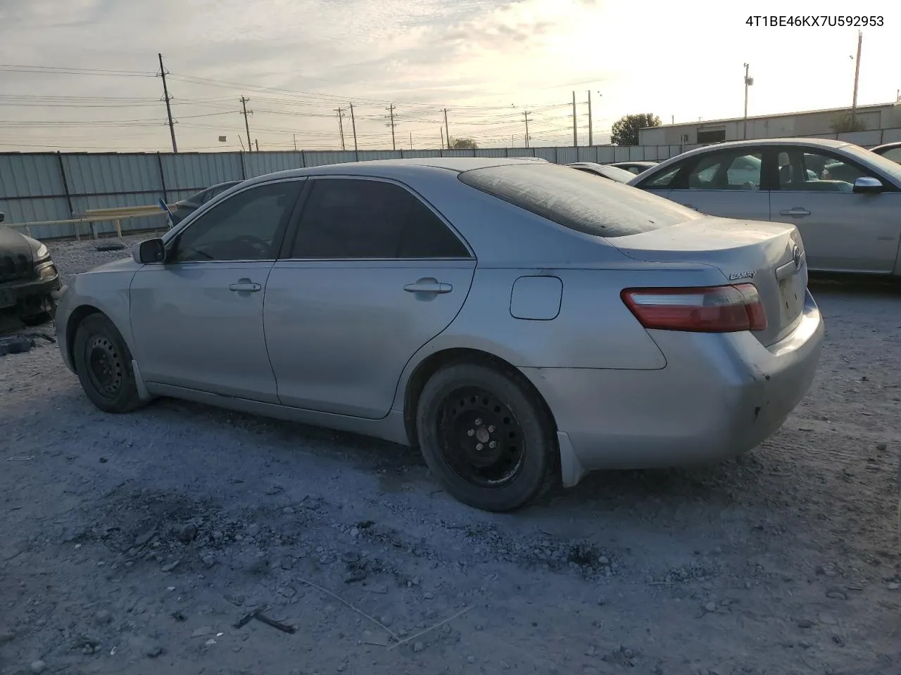 4T1BE46KX7U592953 2007 Toyota Camry Ce