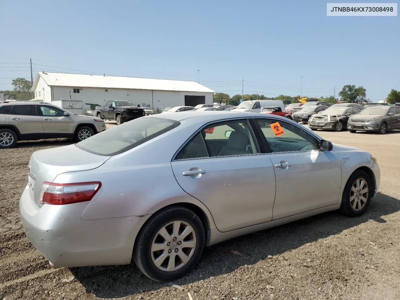 2007 Toyota Camry Hybrid VIN: JTNBB46KX73008498 Lot: 69647014