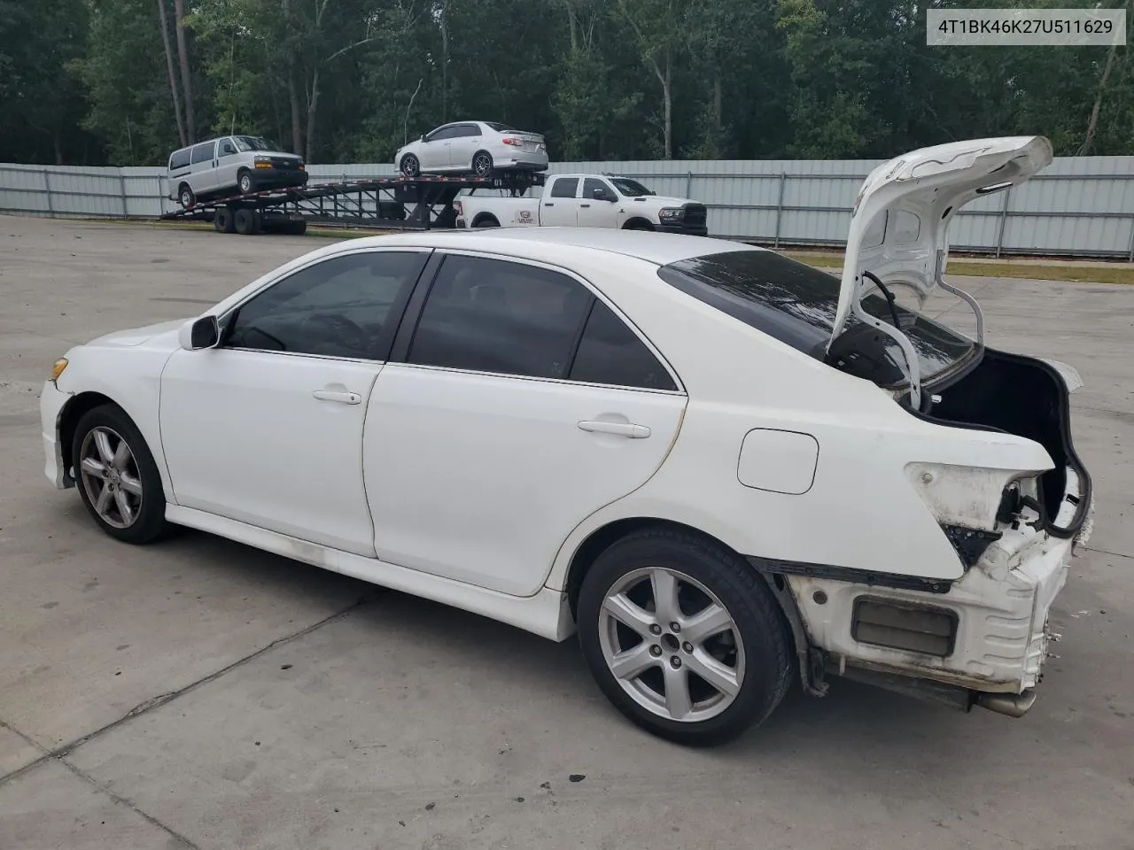 2007 Toyota Camry Le VIN: 4T1BK46K27U511629 Lot: 69682554