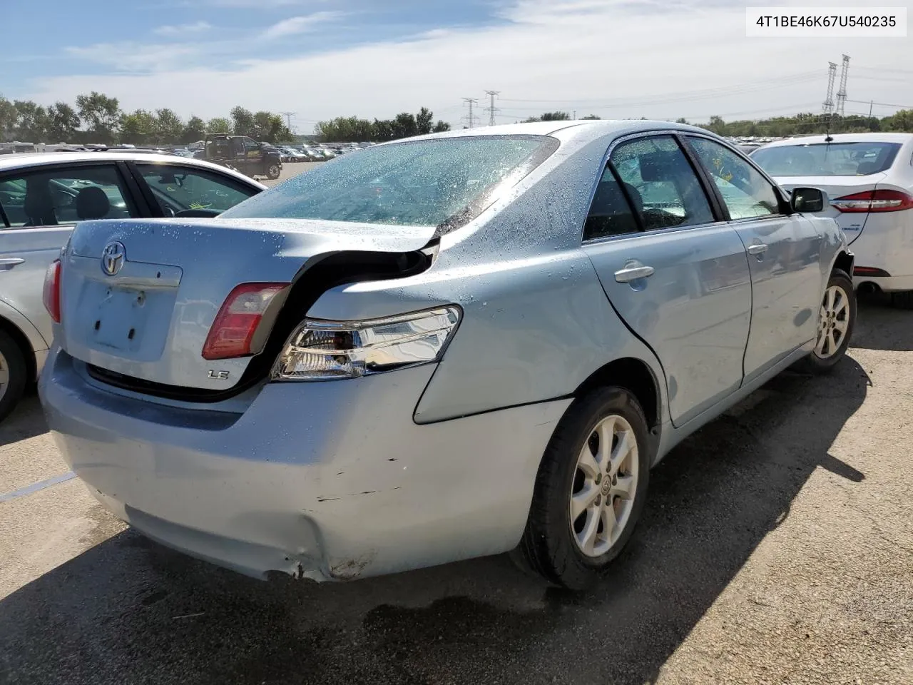 2007 Toyota Camry Ce VIN: 4T1BE46K67U540235 Lot: 69691704