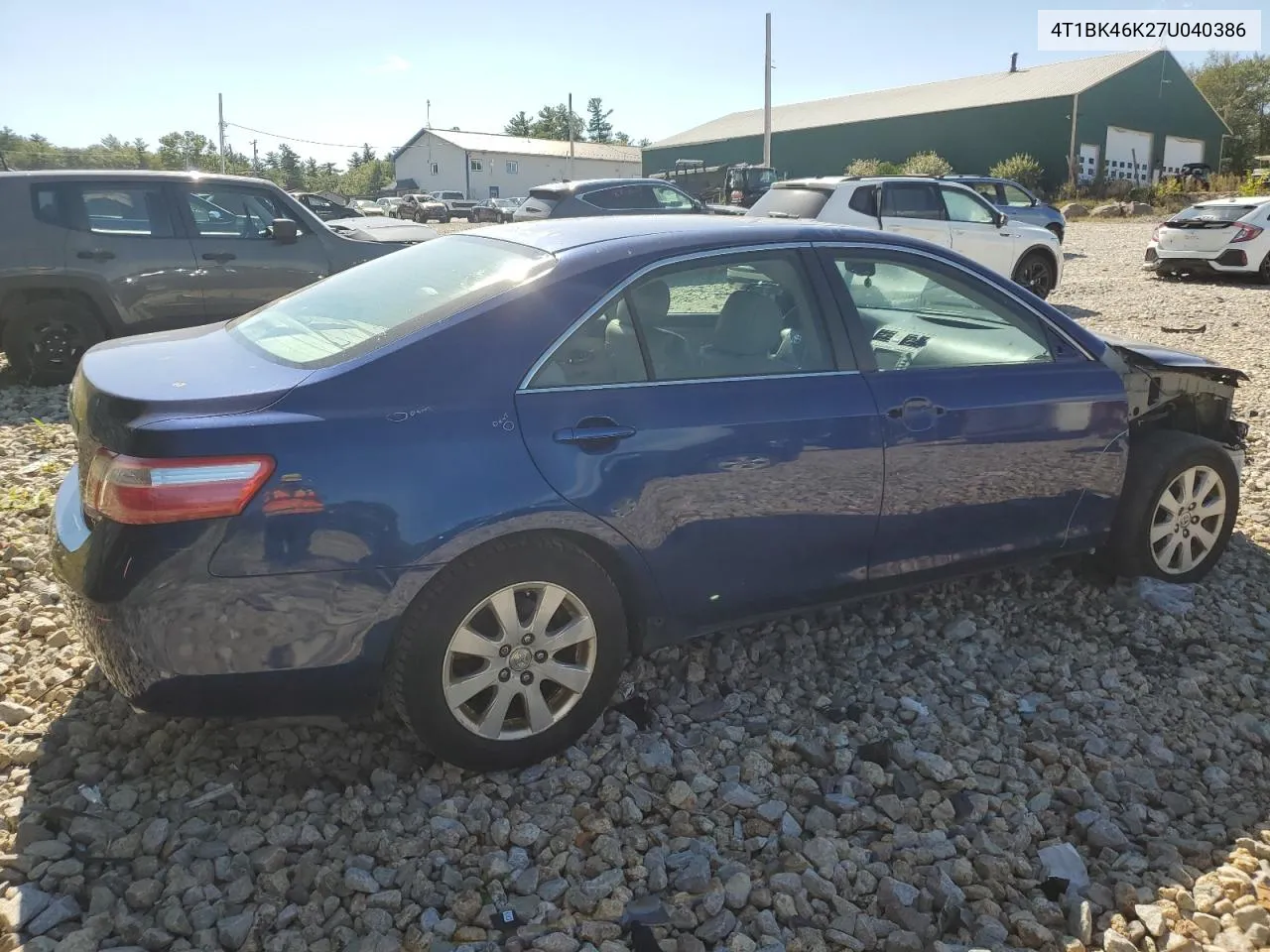 4T1BK46K27U040386 2007 Toyota Camry Le