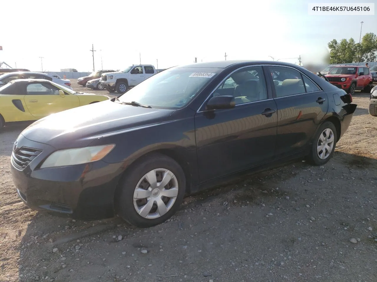 2007 Toyota Camry Ce VIN: 4T1BE46K57U645106 Lot: 69868394