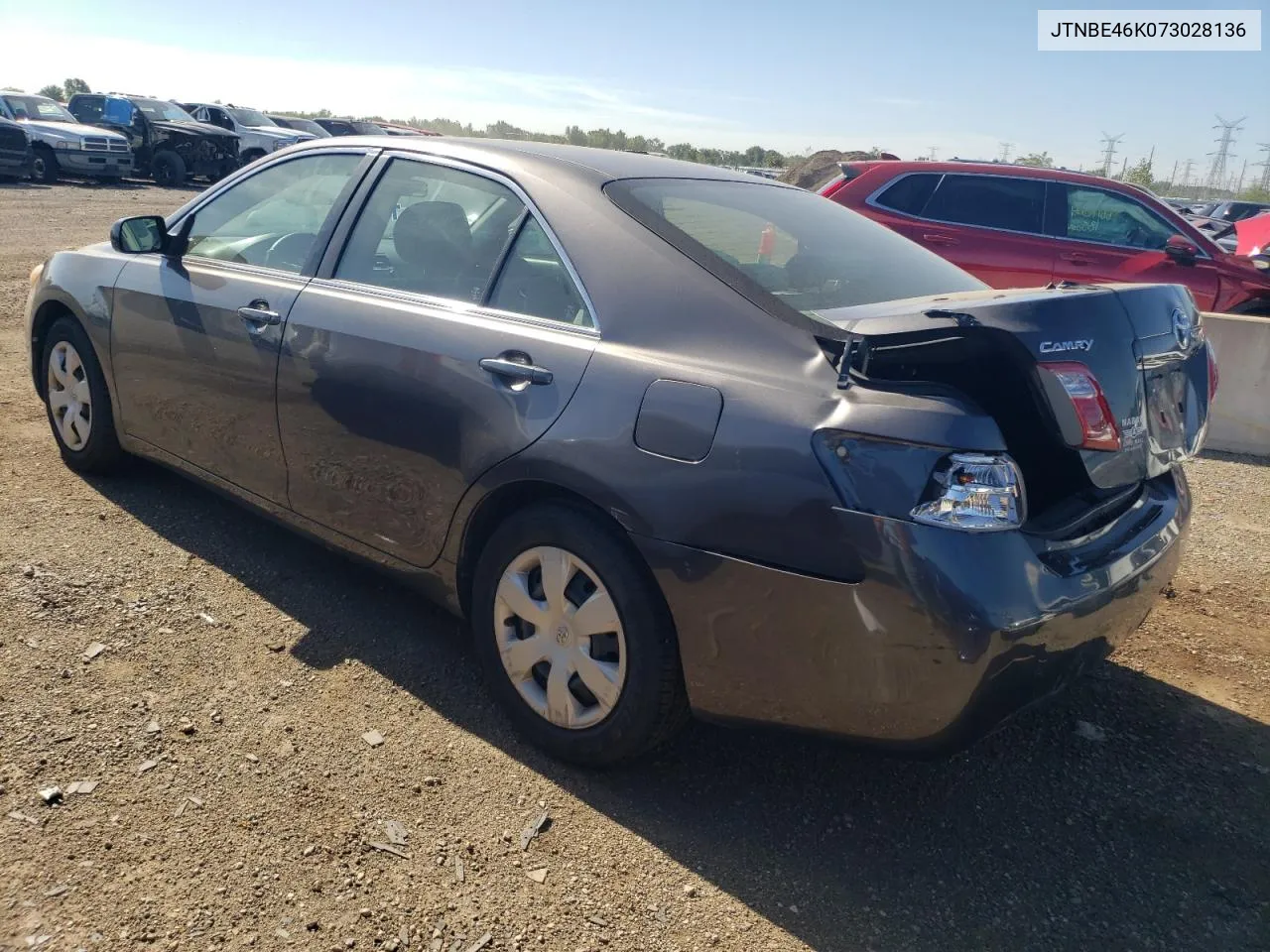 JTNBE46K073028136 2007 Toyota Camry Ce