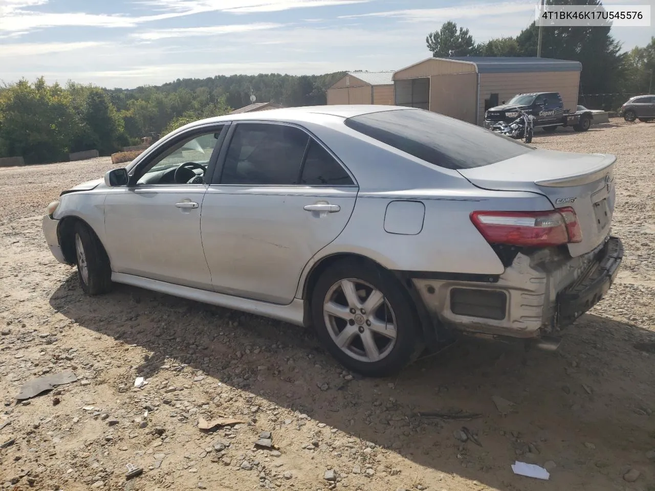 4T1BK46K17U545576 2007 Toyota Camry Le