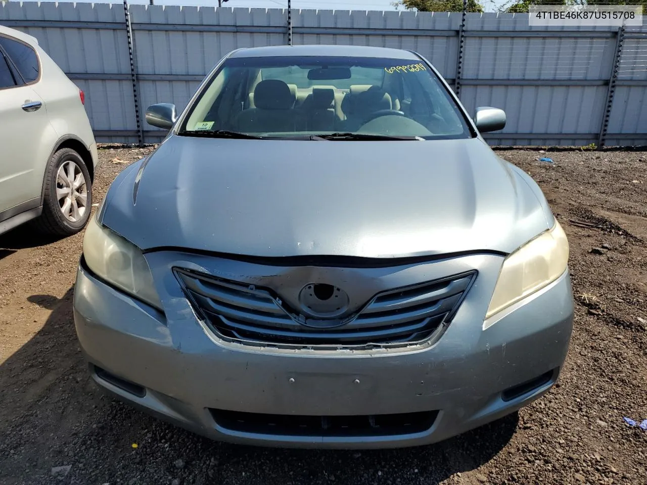 2007 Toyota Camry Ce VIN: 4T1BE46K87U515708 Lot: 69992244