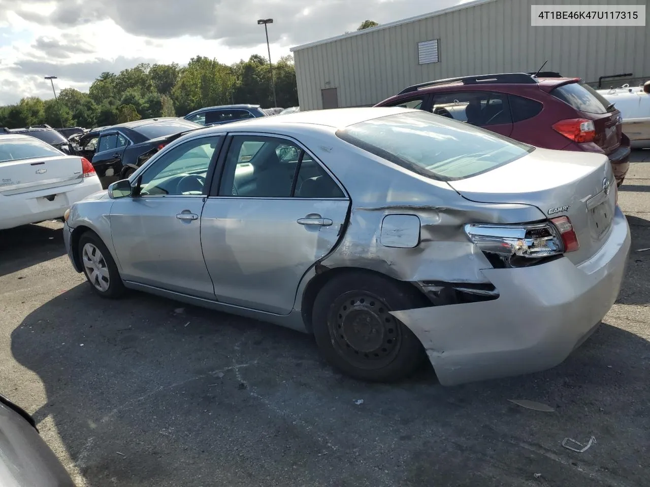 4T1BE46K47U117315 2007 Toyota Camry Ce