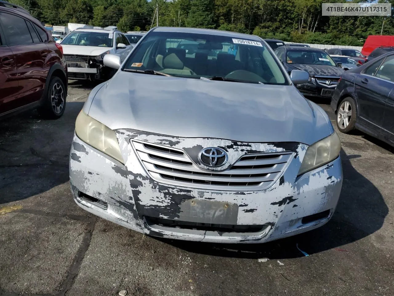 4T1BE46K47U117315 2007 Toyota Camry Ce