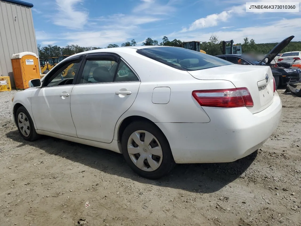 2007 Toyota Camry Ce VIN: JTNBE46K373010360 Lot: 70023274