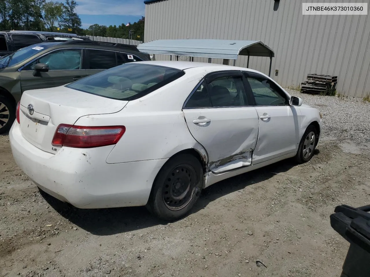 2007 Toyota Camry Ce VIN: JTNBE46K373010360 Lot: 70023274