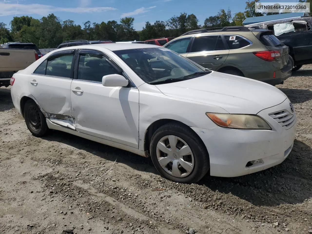 2007 Toyota Camry Ce VIN: JTNBE46K373010360 Lot: 70023274