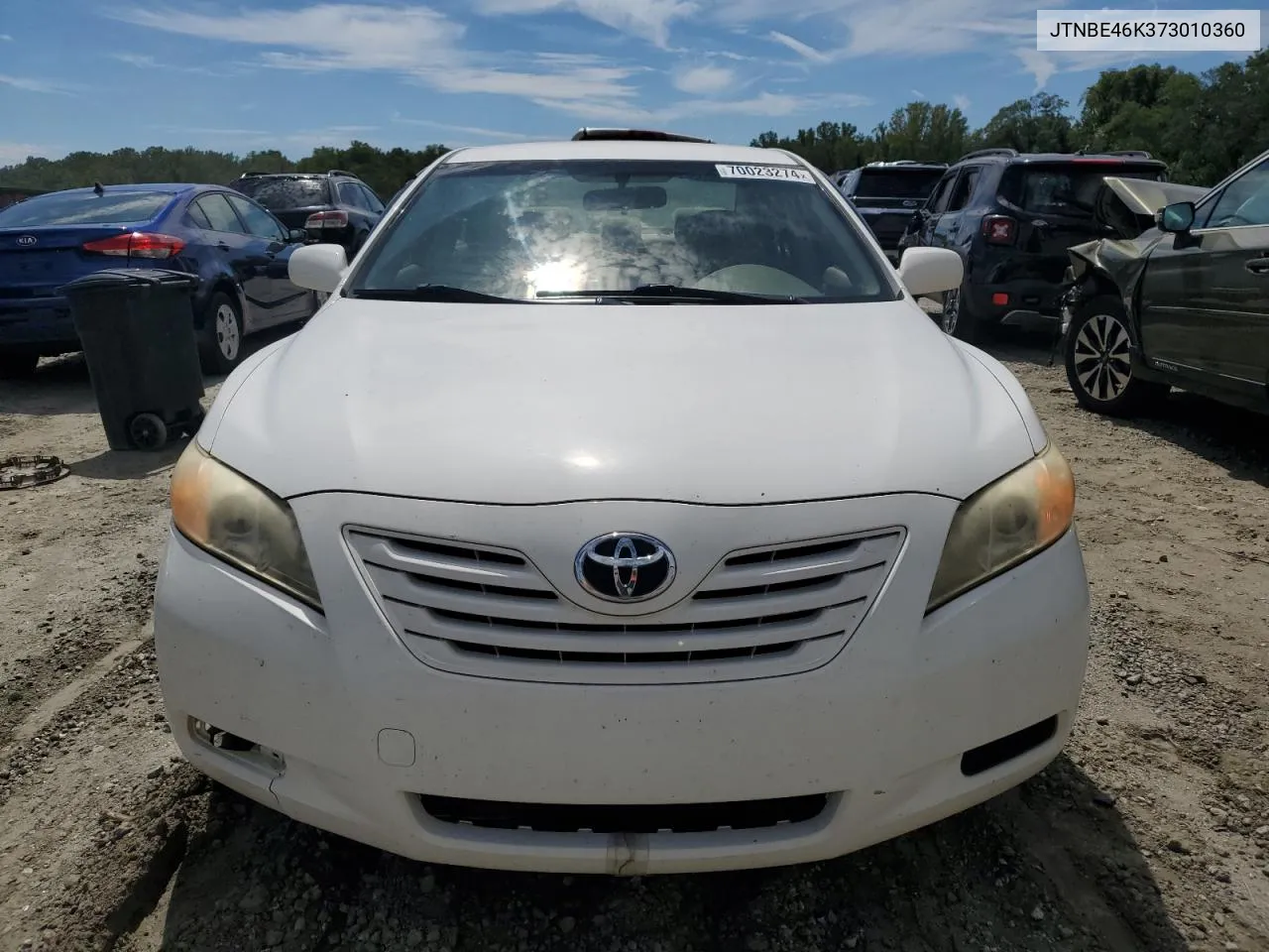 2007 Toyota Camry Ce VIN: JTNBE46K373010360 Lot: 70023274