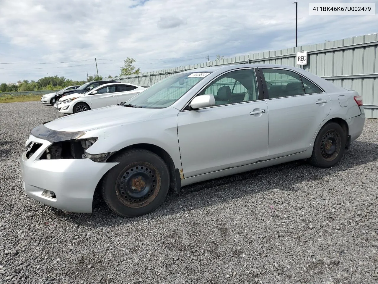 4T1BK46K67U002479 2007 Toyota Camry Le