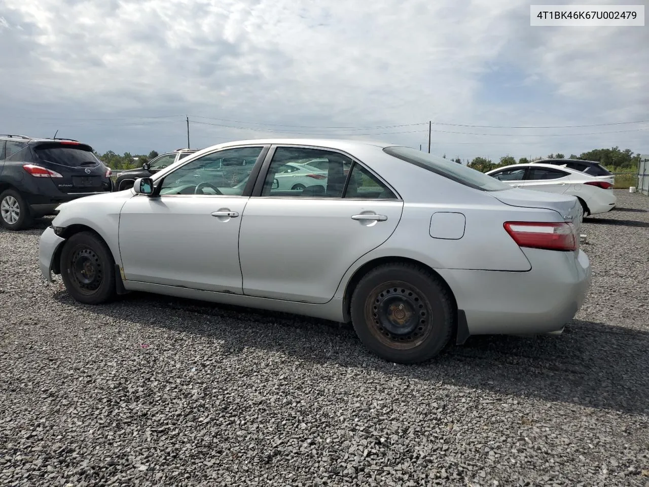 2007 Toyota Camry Le VIN: 4T1BK46K67U002479 Lot: 70025844