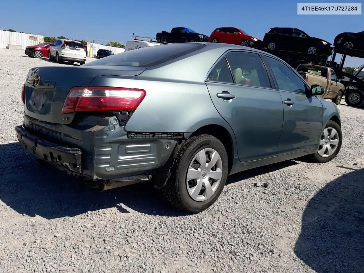 2007 Toyota Camry Ce VIN: 4T1BE46K17U727284 Lot: 70026834