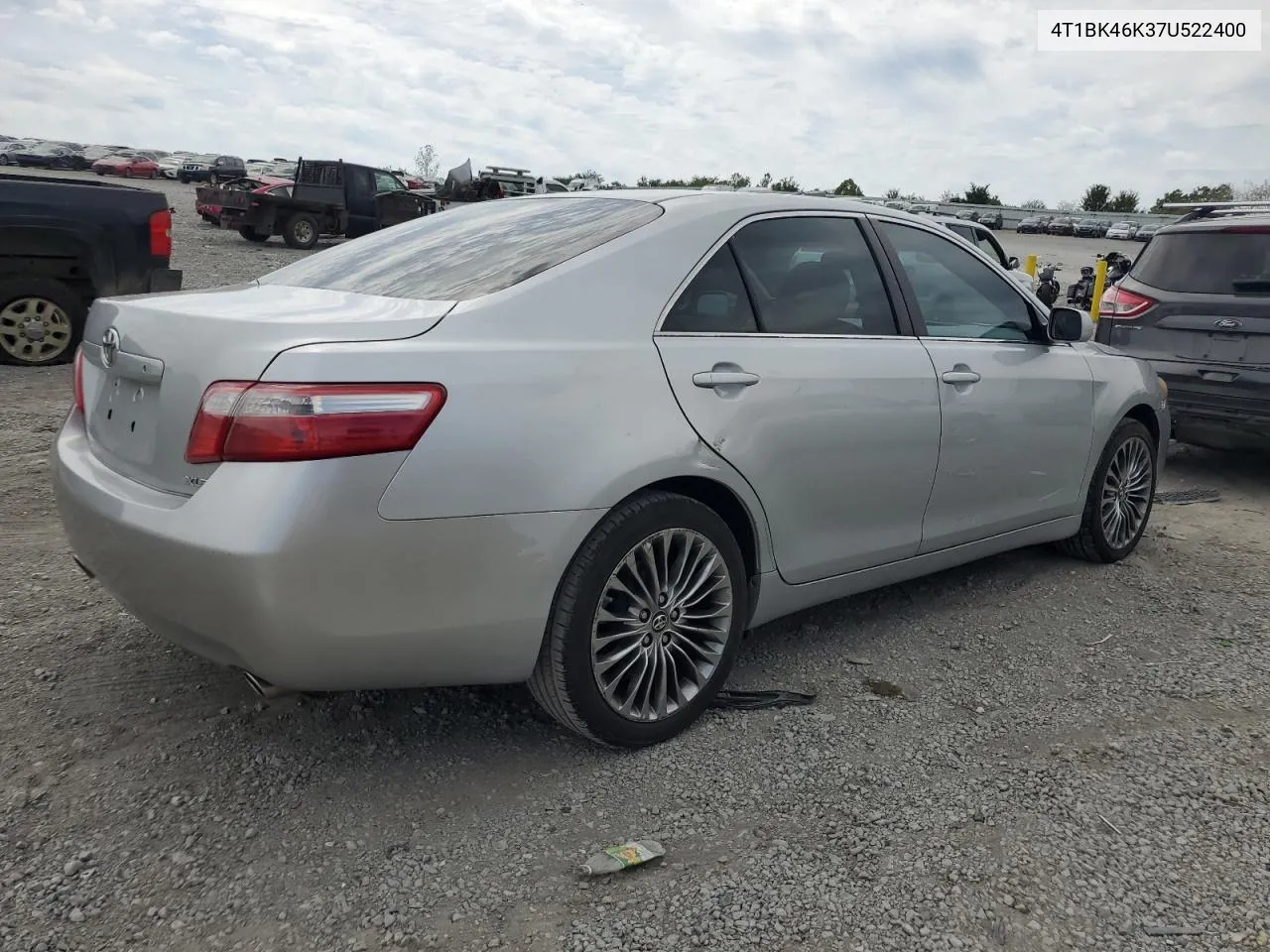 2007 Toyota Camry Le VIN: 4T1BK46K37U522400 Lot: 70068884