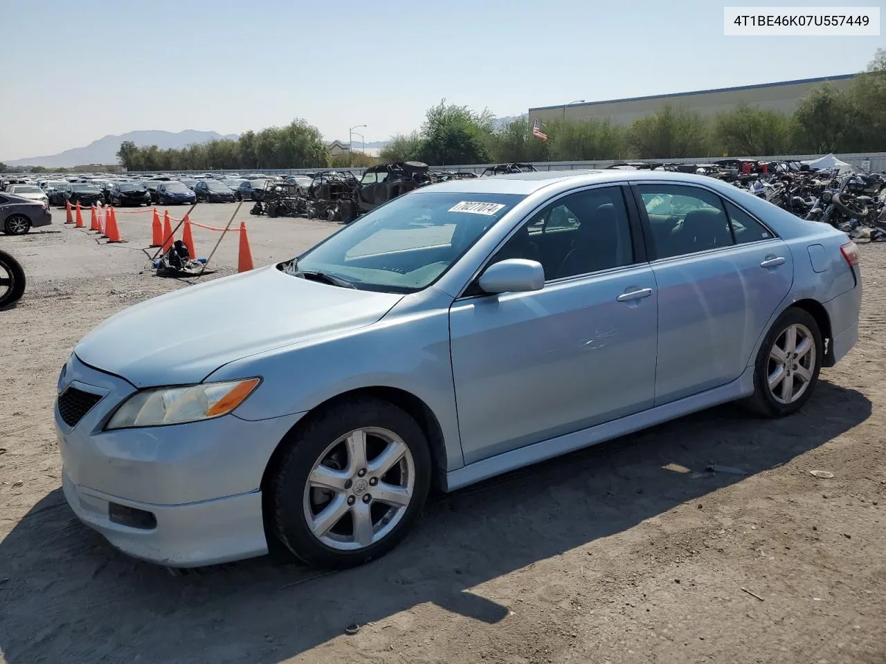 4T1BE46K07U557449 2007 Toyota Camry Ce