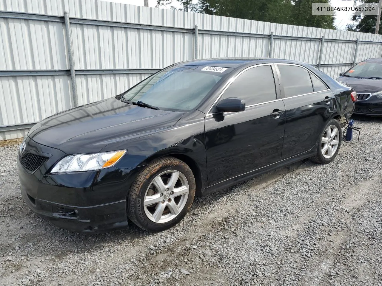 2007 Toyota Camry Ce VIN: 4T1BE46K87U657394 Lot: 70404934