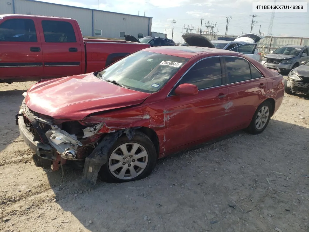 2007 Toyota Camry Ce VIN: 4T1BE46KX7U148388 Lot: 70450544