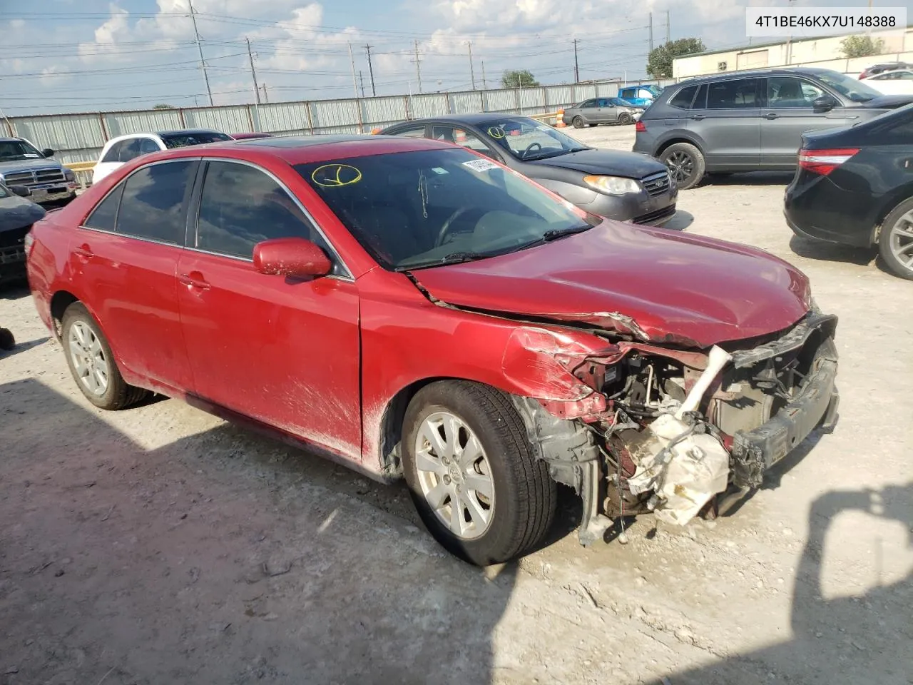 2007 Toyota Camry Ce VIN: 4T1BE46KX7U148388 Lot: 70450544