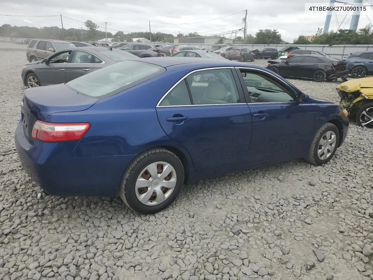 4T1BE46K27U090115 2007 Toyota Camry Ce