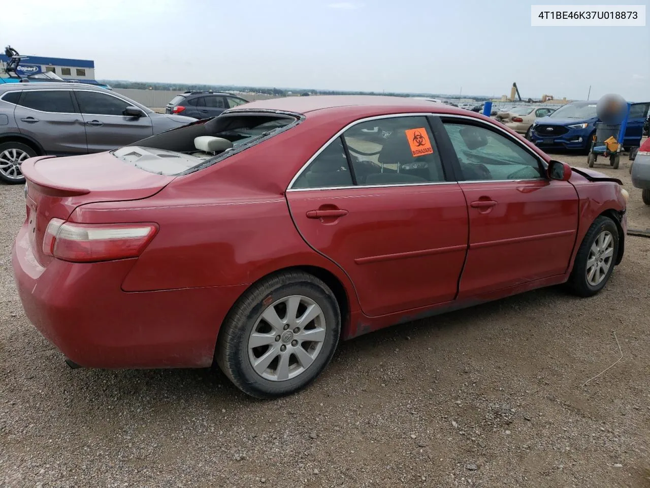 2007 Toyota Camry Ce VIN: 4T1BE46K37U018873 Lot: 70484044