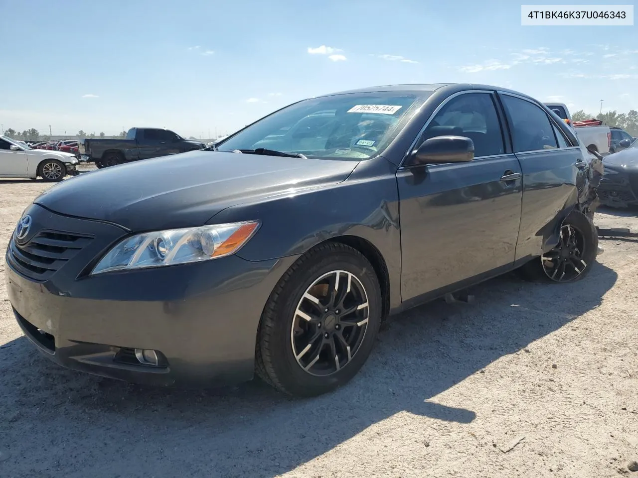 2007 Toyota Camry Le VIN: 4T1BK46K37U046343 Lot: 70525744