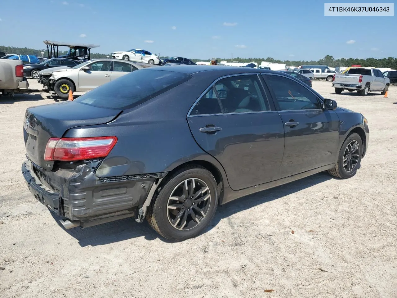 2007 Toyota Camry Le VIN: 4T1BK46K37U046343 Lot: 70525744