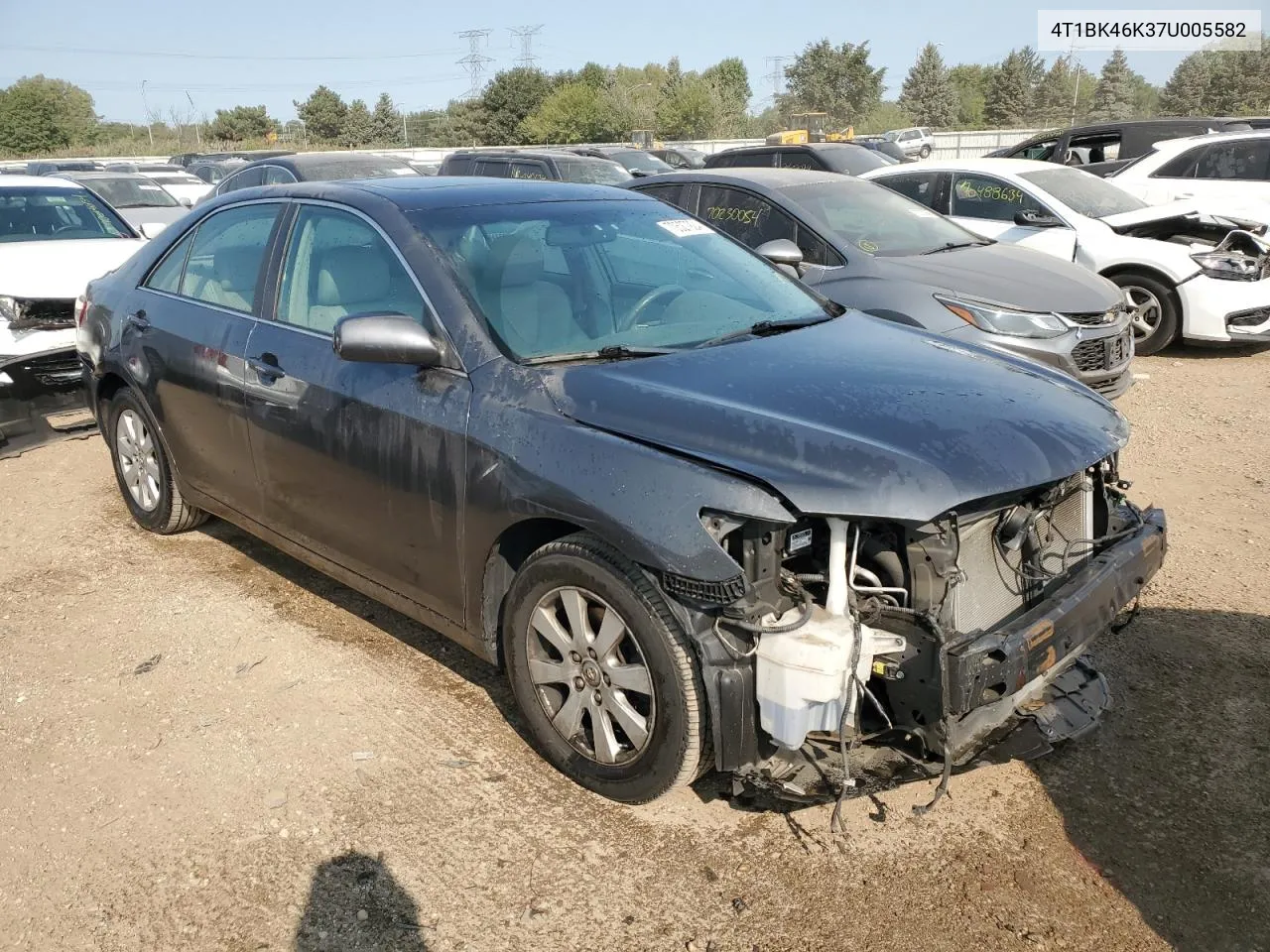 4T1BK46K37U005582 2007 Toyota Camry Le