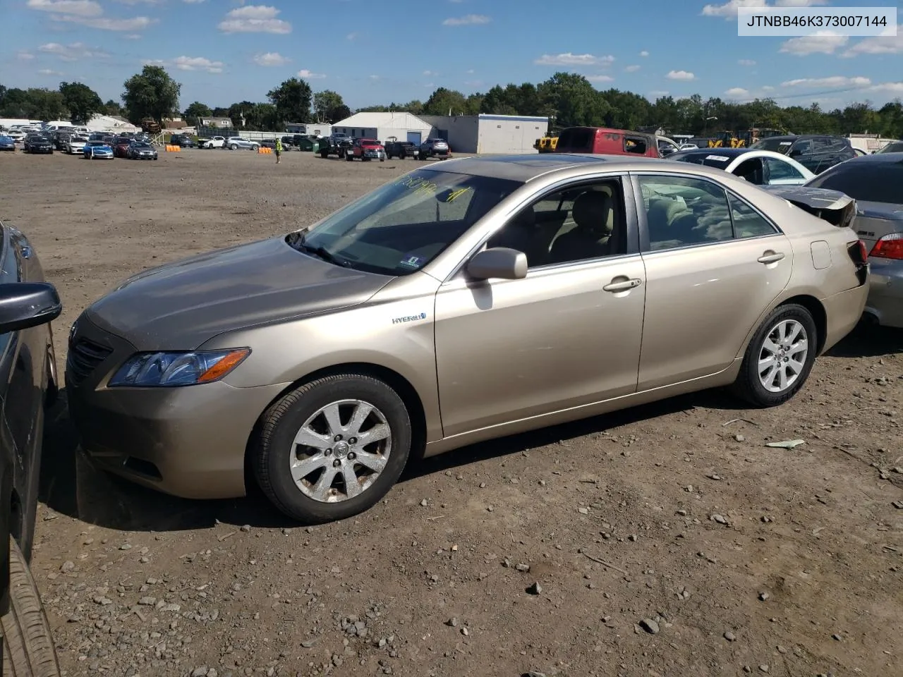 2007 Toyota Camry Hybrid VIN: JTNBB46K373007144 Lot: 70580984