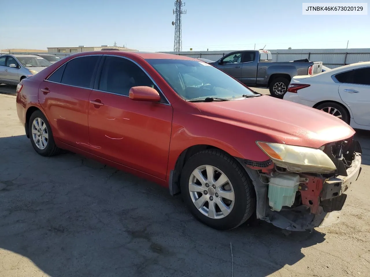 2007 Toyota Camry Le VIN: JTNBK46K673020129 Lot: 70609844