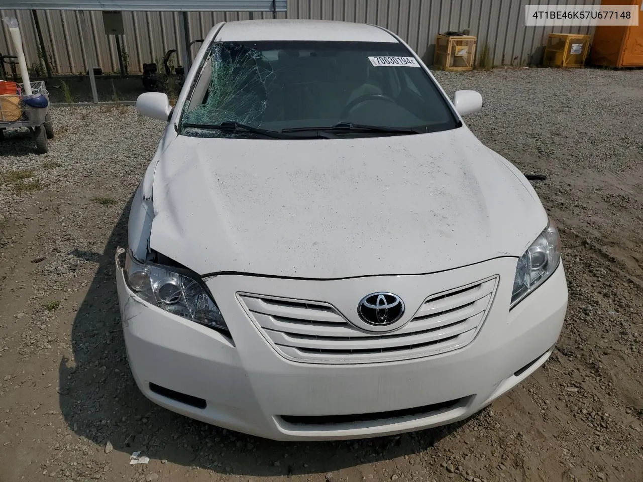 2007 Toyota Camry Ce VIN: 4T1BE46K57U677148 Lot: 70630194