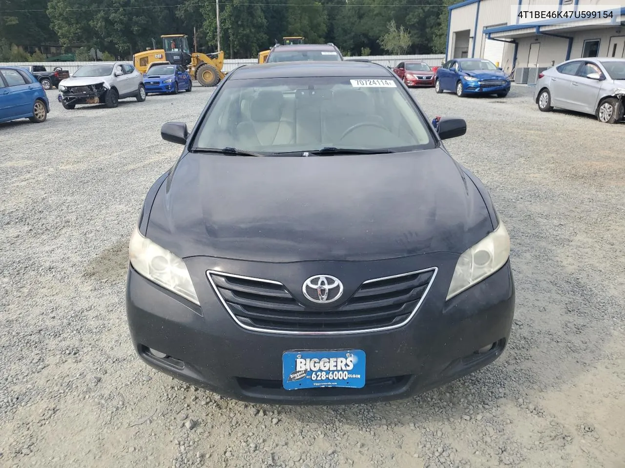 4T1BE46K47U599154 2007 Toyota Camry Ce