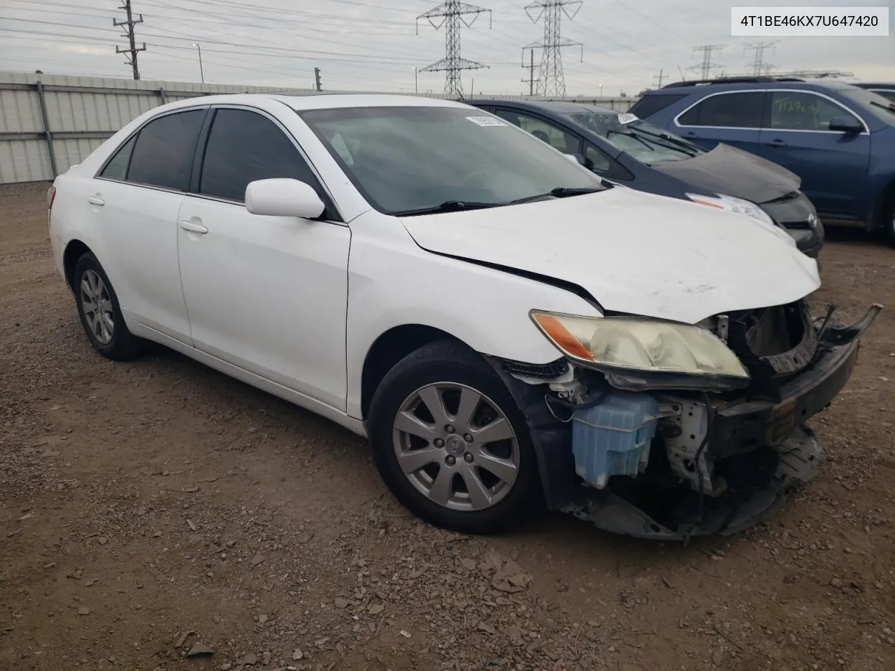 2007 Toyota Camry Ce VIN: 4T1BE46KX7U647420 Lot: 70959754