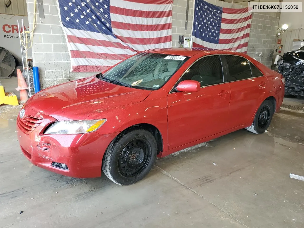 2007 Toyota Camry Ce VIN: 4T1BE46K67U156858 Lot: 71060004