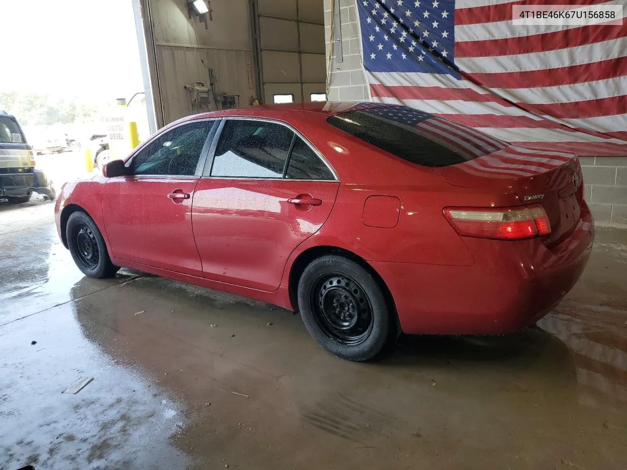 4T1BE46K67U156858 2007 Toyota Camry Ce