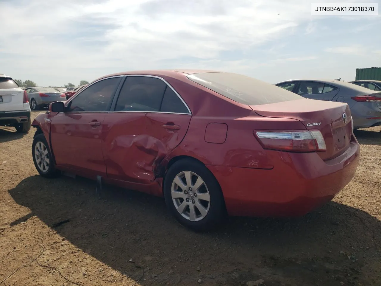 2007 Toyota Camry Hybrid VIN: JTNBB46K173018370 Lot: 71080084